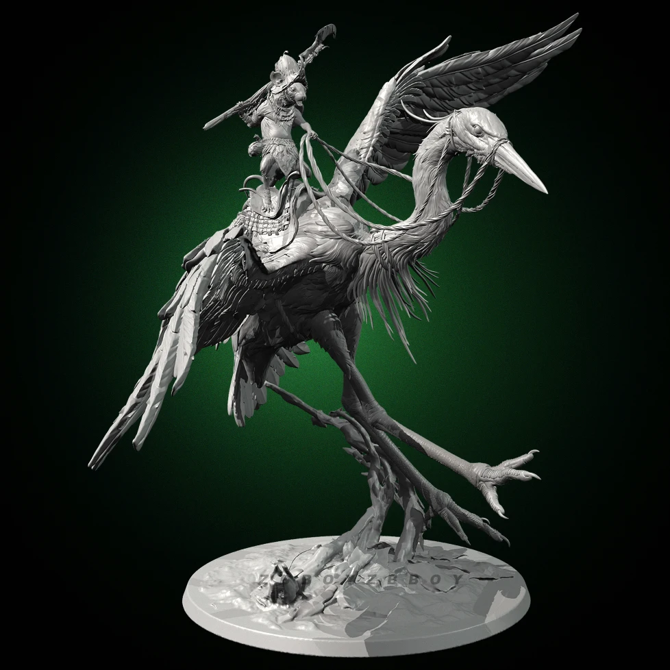 

Общая высота 110 мм, 165 мм, наборы моделей из смолы, фигурка бесцветная и самостоятельная сборка (3D-печать) TD-7556/3D