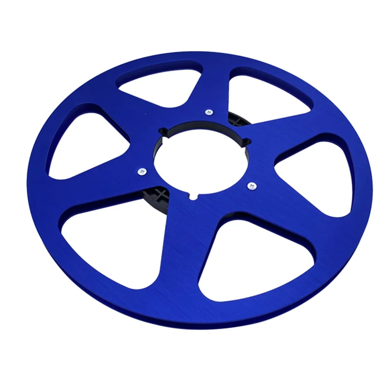 New Analog Audio 10.5Inch X ¼Inch Metal Tape Reel -NAB HUB Open Reel Audio Aluminum Takeup Reel By Pioneer(Blue)