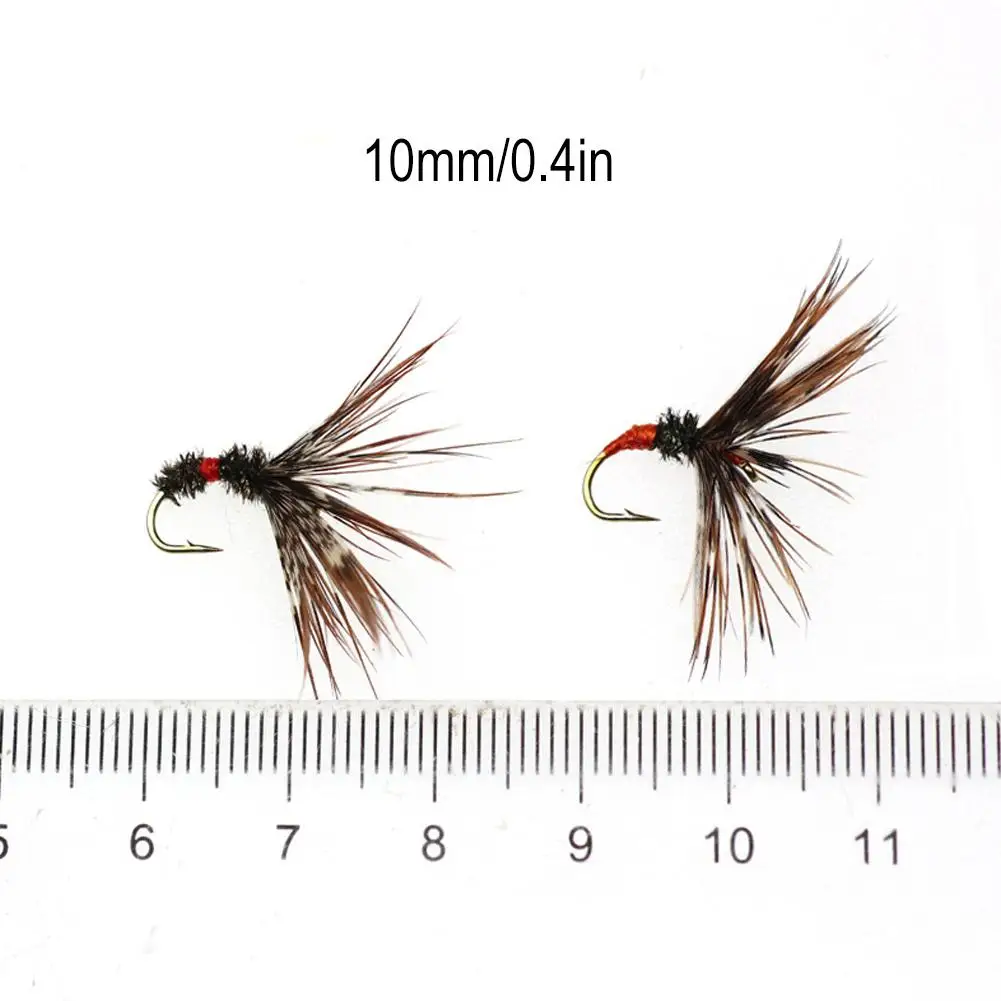 10 pz Tenkara mosche trota Steelhead grigio Dry Fly esche galleggianti esche con gancio esche da pesca accessori