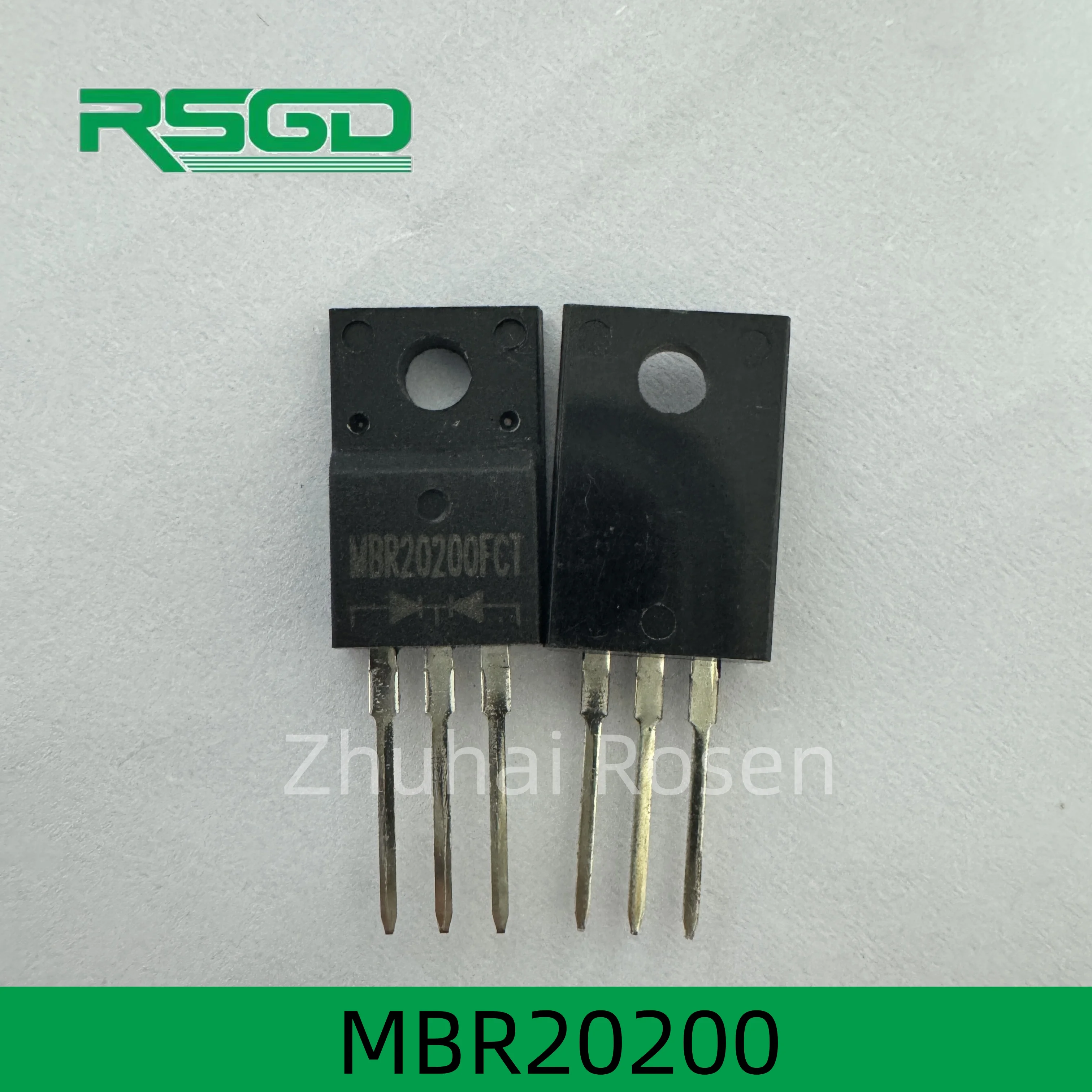 1PCS 100% New MBR20200 MBR20200CTG MBR20200CT B20200G 20200CT TO-220 200V 20A Schottky diode In Stockk