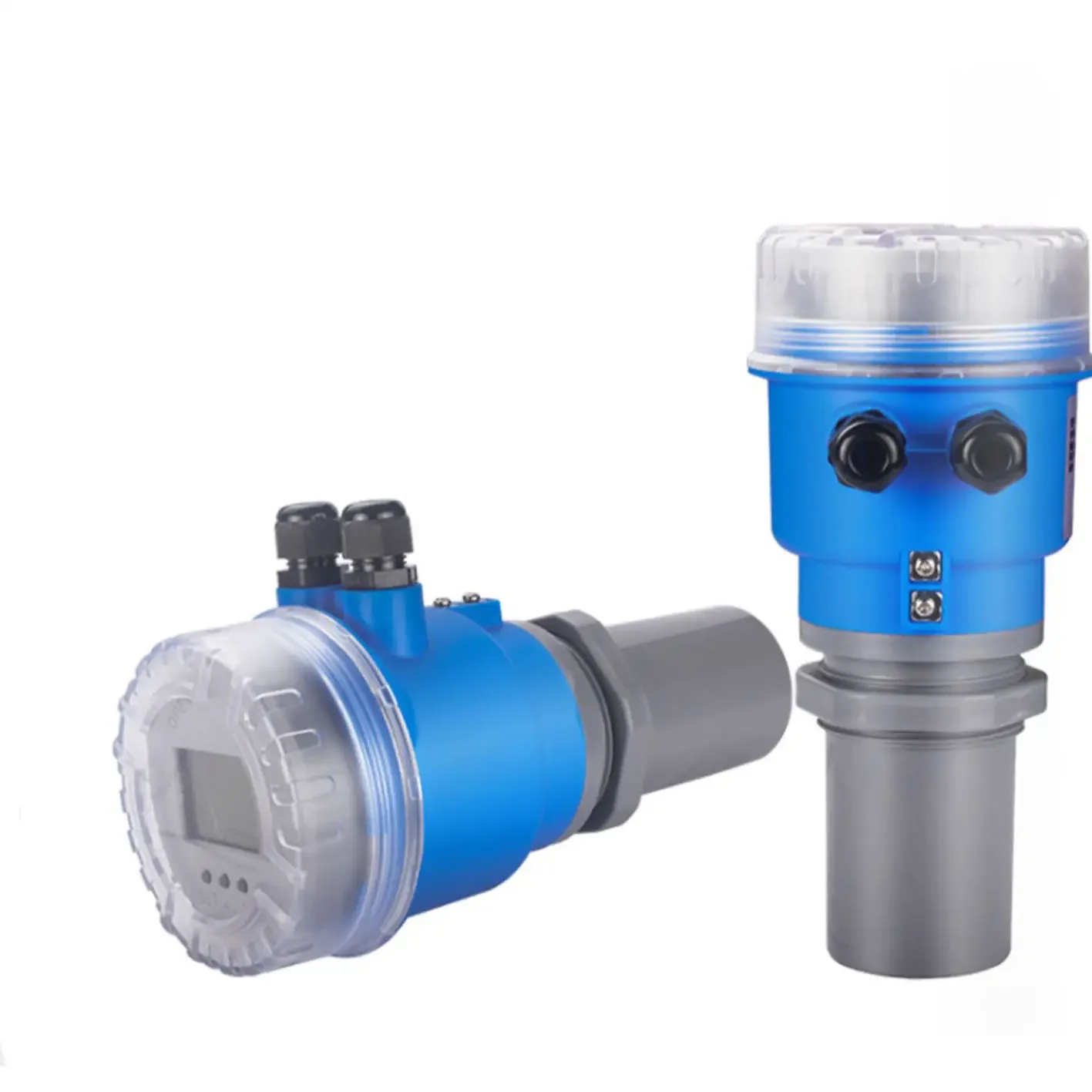 Ultrasonic Level Gauge Integrated Sensor Two-wire System 4-20mA Water Level Material Level Transmitter