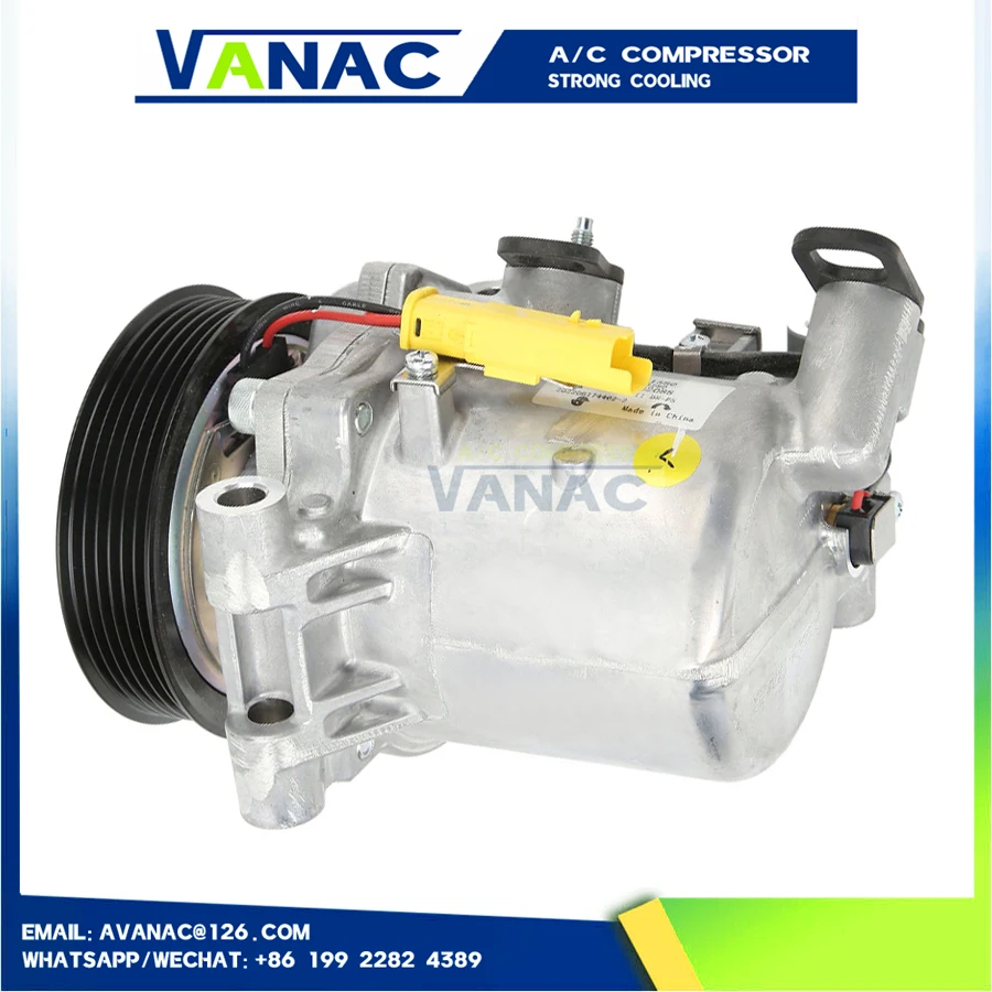 New AC Compressor air For citroen C-Elysee 2012 2013 2014 2015 For Peugeot 301 1.6L 9806599380 JSR11T602078 9676011680 3966364