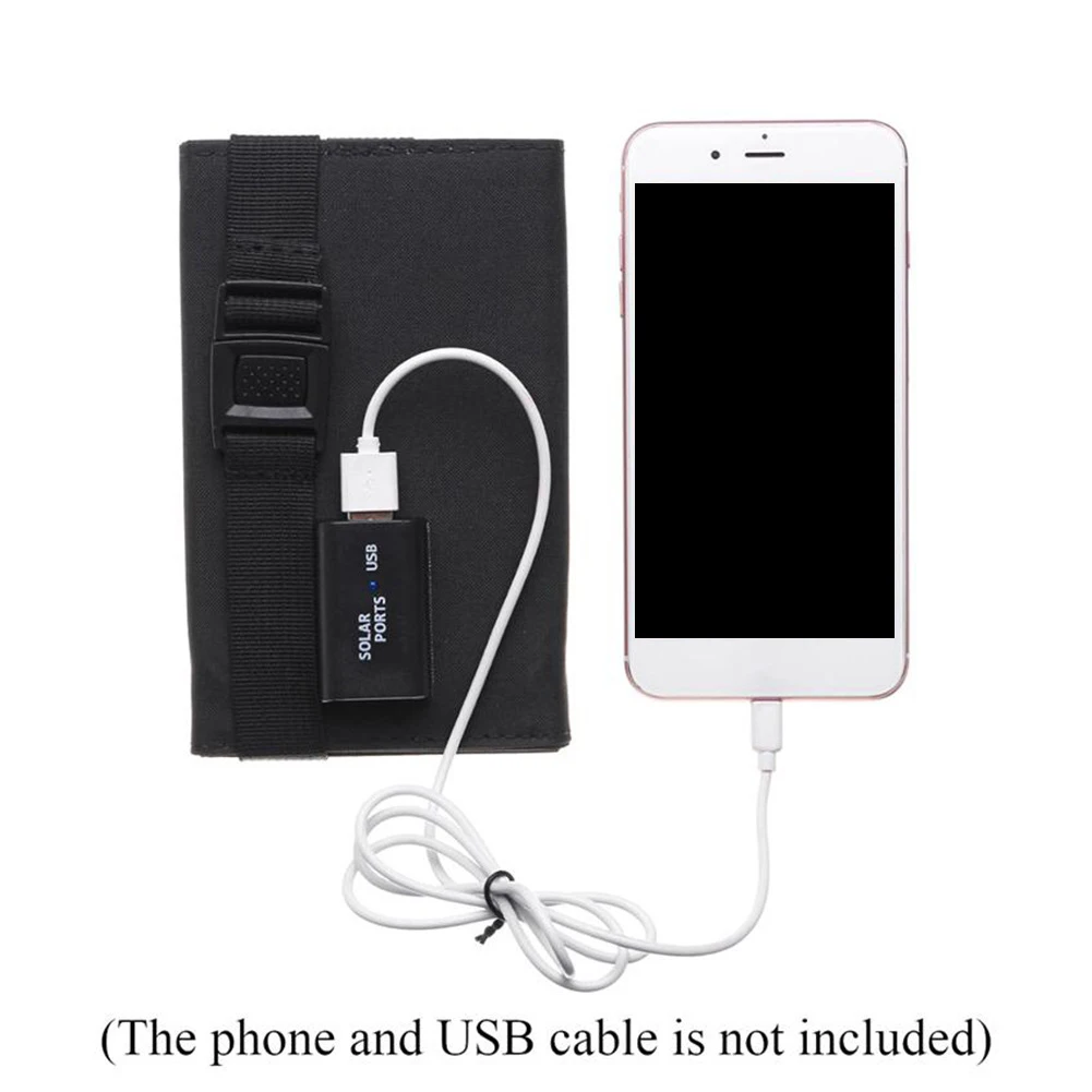 

Exquisite-Foldable Solar Panel Solar Cell With USB Output Solar Charger For Camping Cell Phone Tablet Devices Power Bank