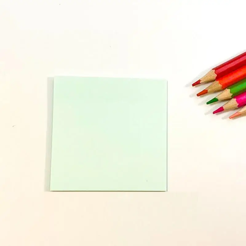 Clear Sticky Notes 400 Sheets Transparent Sticky Note Pads Reusable Translucent Memo Pad 3 X 3 Inch -50 Sheets Per Pad 6