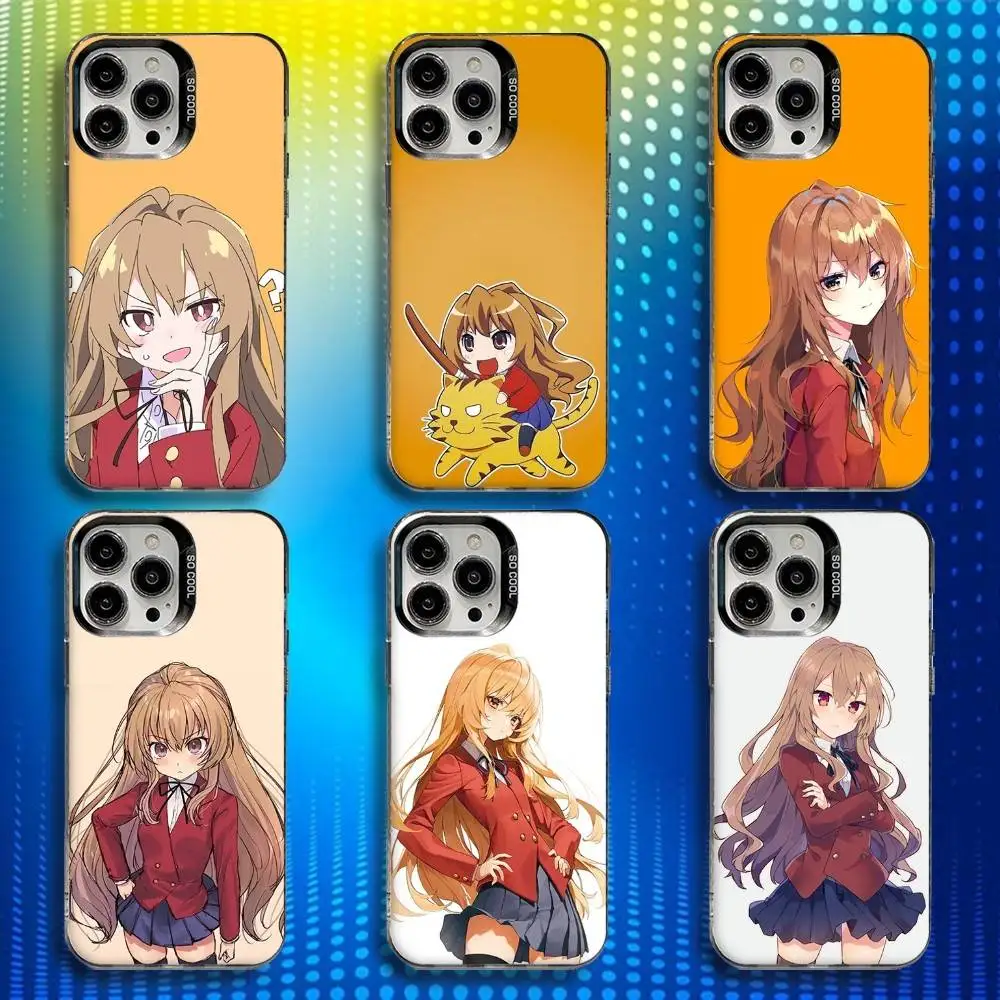 

T-Taiga Toradora Aisaka Phone Case For iPhone 16,15,14,13,12,11,Mini,Pro,SE,MAX White Matte Shockproof Cover