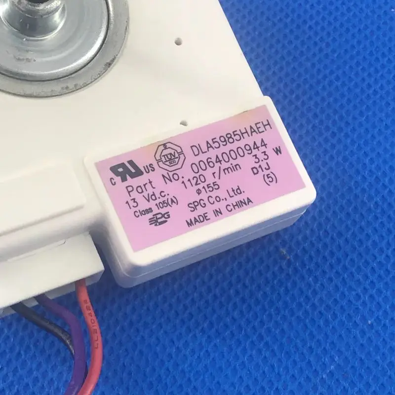 Вентилятор двигателя вентилятора холодильника Haier 0064000944   Детали DLA5985HAEH DC13V