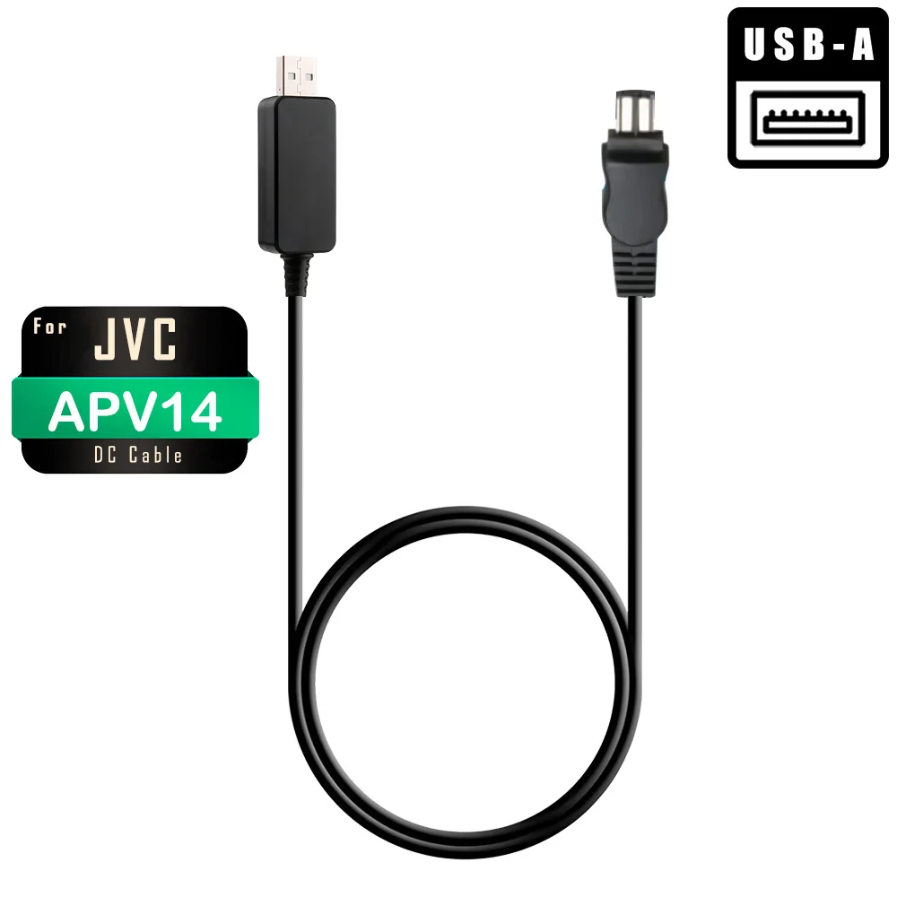 

USB QC3.0 Power Bank Adapter DC Cable FOR JVC Camecorders AP-V14 V15 V16 V18 AP-V21 AP-V19E AP-V19U AP-V20 V20E AP-V20M AP-V20U