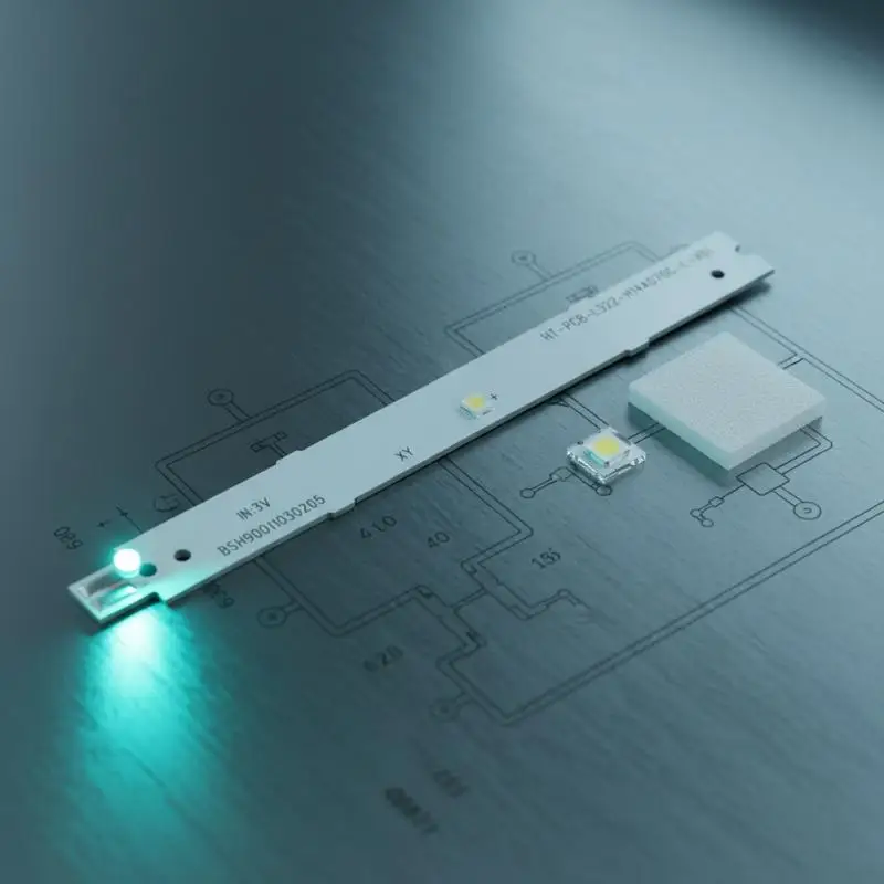 1Pcs Refrigerator Parts Light Bar LED Strip Light Bar For BSH 9001030205 9001069888 3V / 6V Refrigerator Accessories