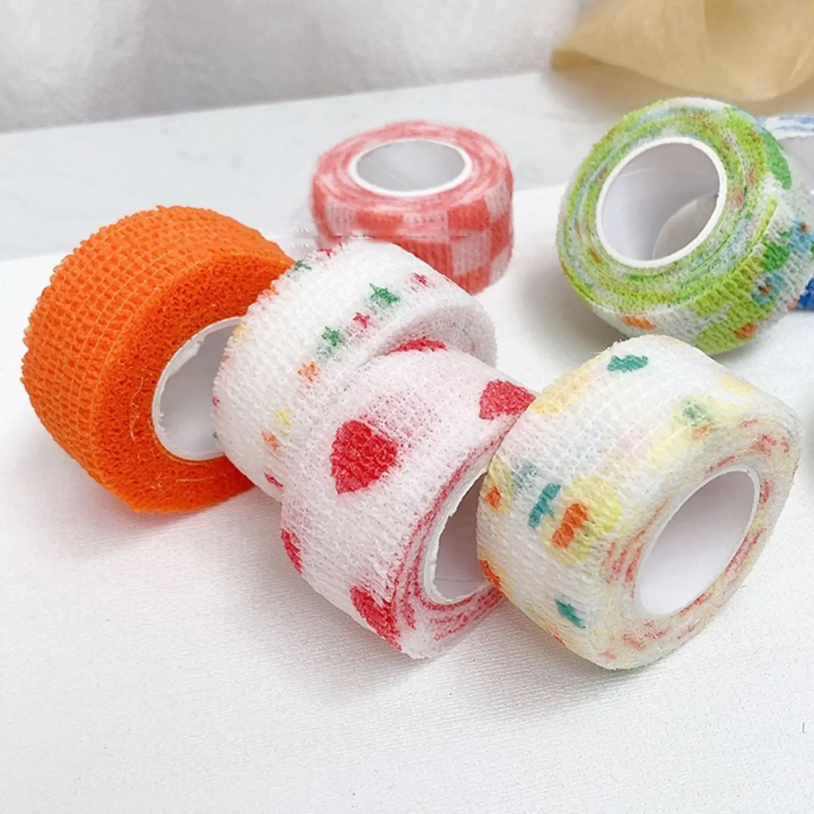 ضمادة مرنة ذاتية اللصق، لفافة غير منسوجة، واقي قبضة الوشم للتعامل مع آلة الوشم الآمنة #4