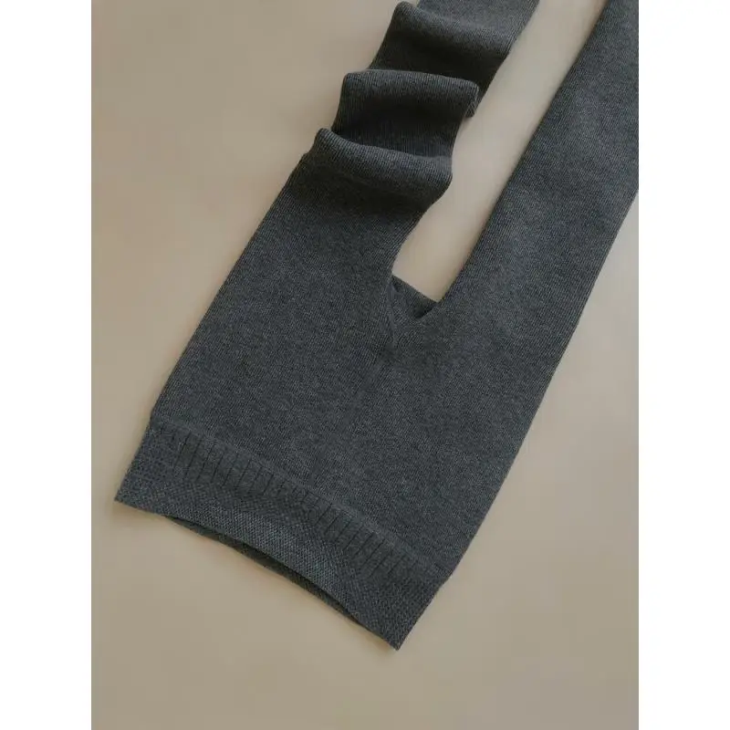 Winter Velvet Padded Vertical Striped Women Leggings Cotton Outer Wear Stretch Pantyhose Thread Dark  High Quality Extra Thick