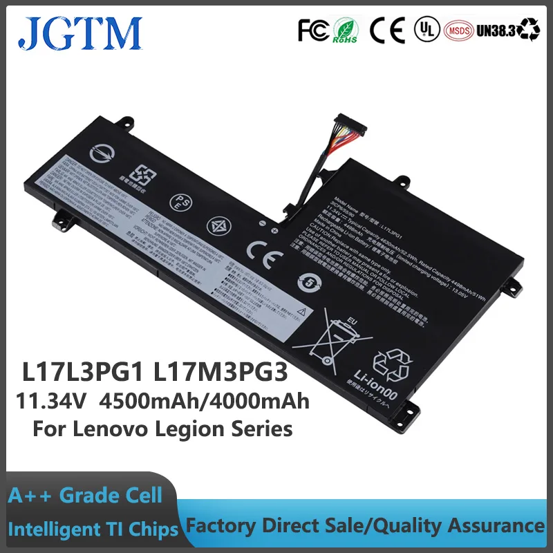 L17M3PG3 L17M3PG1 L17C3PG1 L17L3PG1 L17M3PG2 L17C3PG2 Laptop Battery for Lenovo Legion Y530-15ICH Y545-PG0 Y540-17IRH Y540-15IRH