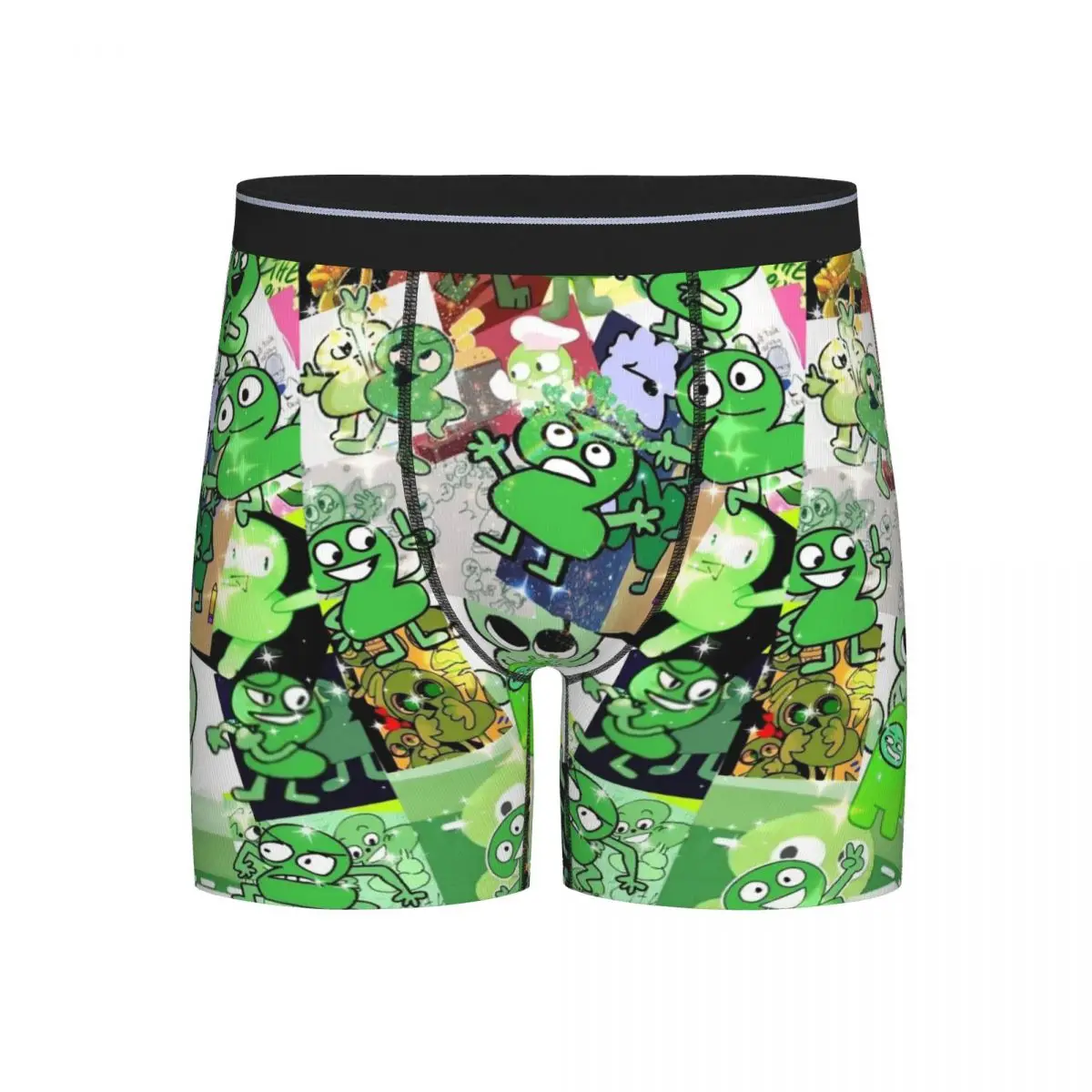 

Long Boxer Underpants Shorts TWO BFDI Panties Men's Comfortable Underwear for Homme Man Boyfriend Gifts