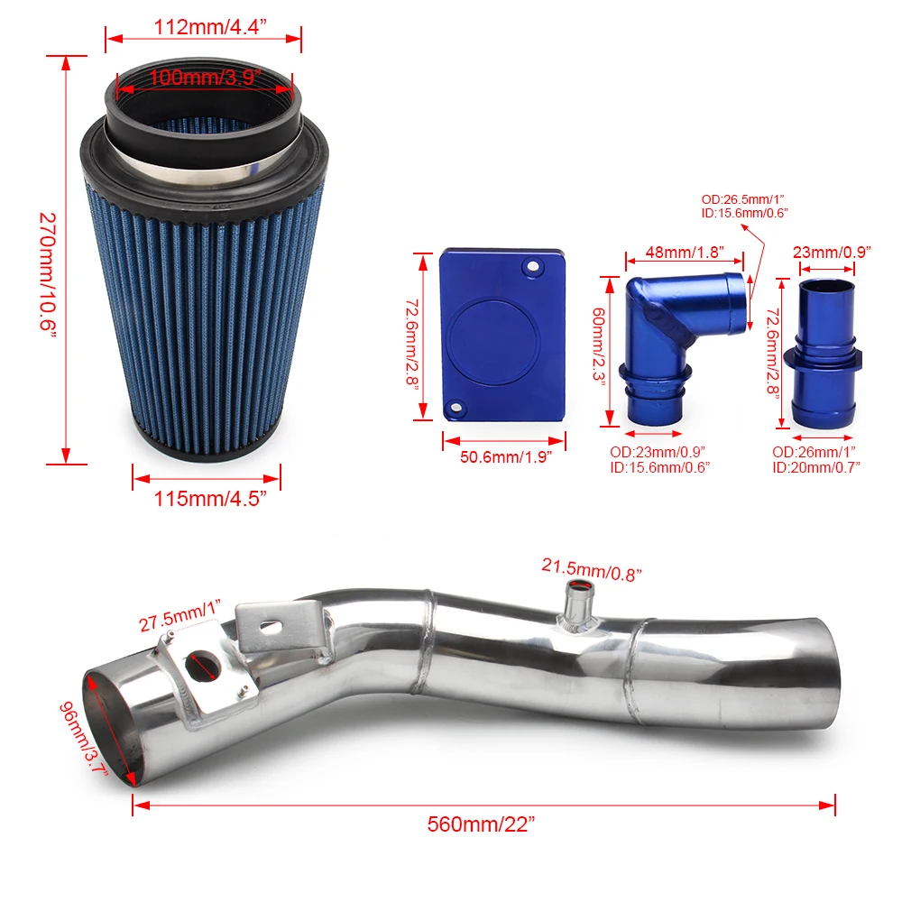 

SXLL F250 350 Filter Tube New 6.0L Cold Intake System ex-factory price