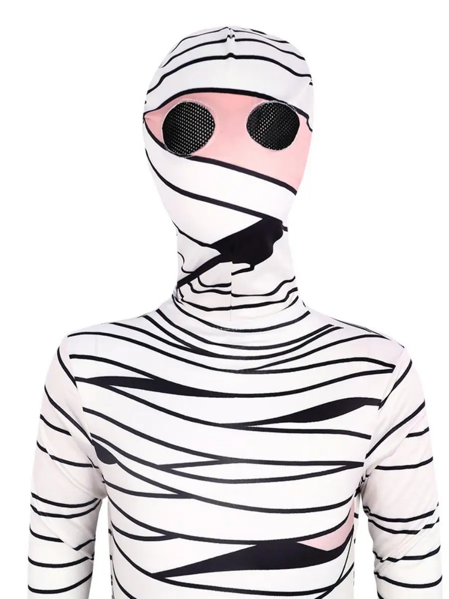 

Новый Хэллоуин Косплей Мумия Террор Игра Ролевая Планг Облегающая Цельная Одежда Сценический Костюм Полиэстер Материал Этнический Сле