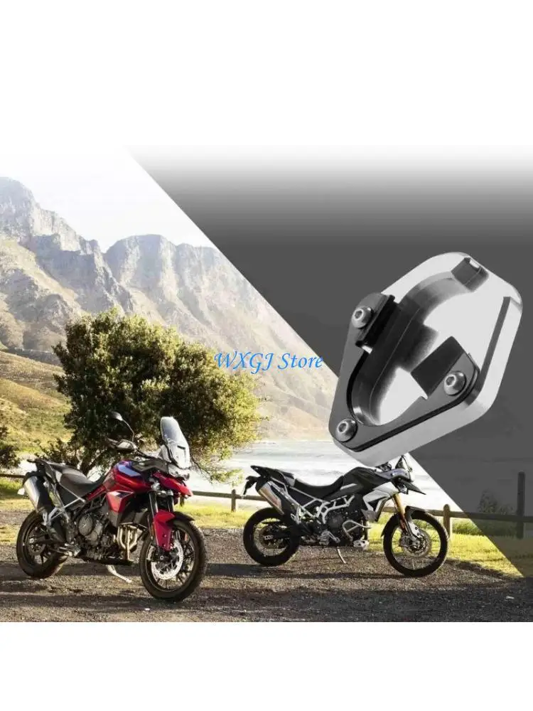 37JE Stand Extension Pad Extension Plate Motorbike Accessories Kickstand Foot Side Stand Enlarger Pad Plate for 900