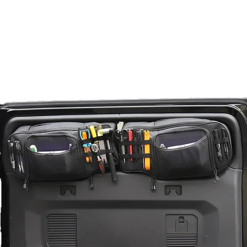 Tank 400 Car Rear Tailgate Side Window Bag Multifunctional Tactical Expansion Storage Bag Practical Modification Supplies