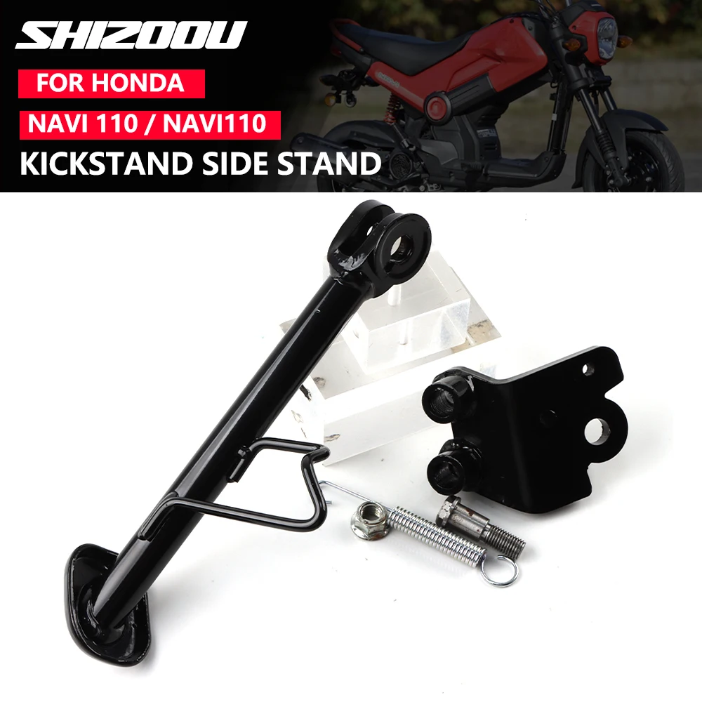 Soporte Lateral para Motocicleta con Resorte para Honda Navi110 50530-K74-A00, Soporte Lateral de Repuesto para Moto