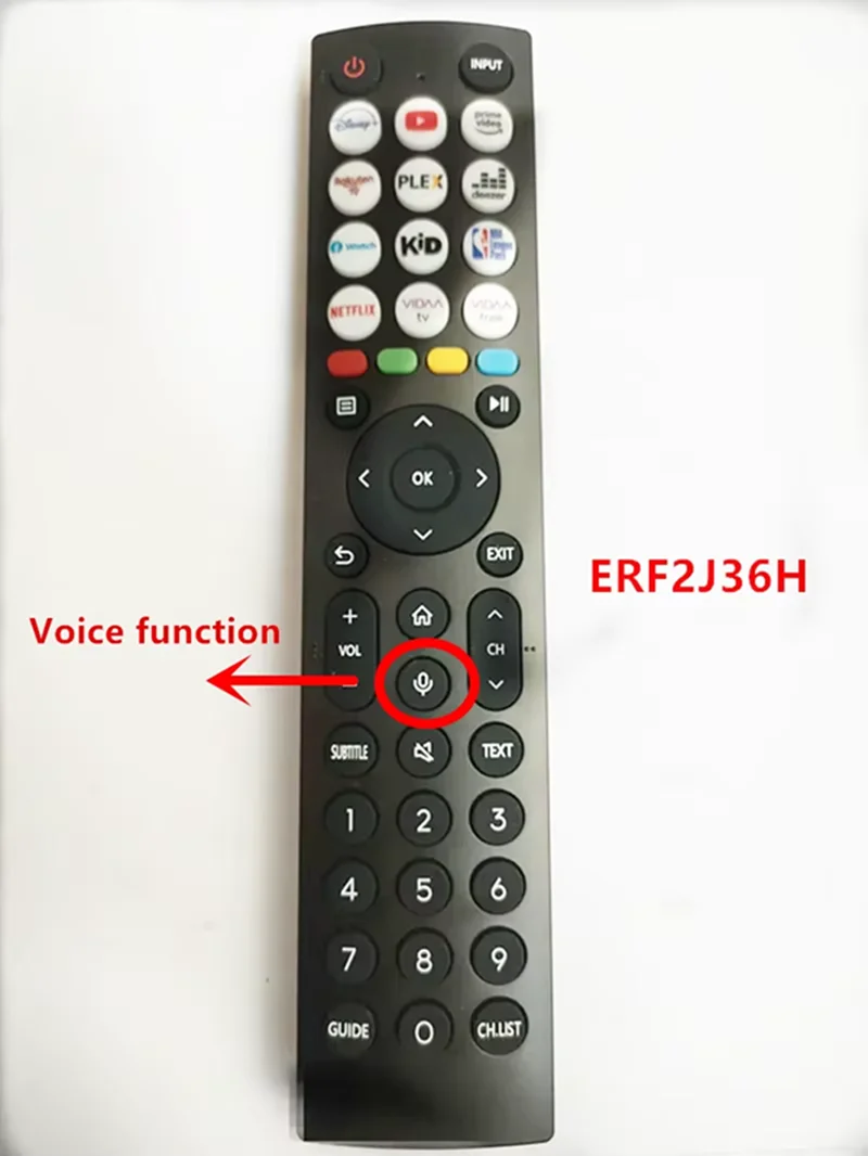 55U7HQSuitable for Hisense TV Bluetooth voice remote control ERF2M36H ERF3C66 ERF2H36H ERF2036H  ERF2J36H