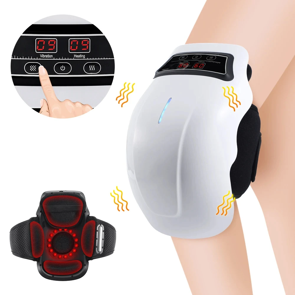 Smart Hot Compress Knee Relaxing Massager Kneecap Infrared Heated Treasure Elbow Shoulder Massager Joint Muscle Relaxation