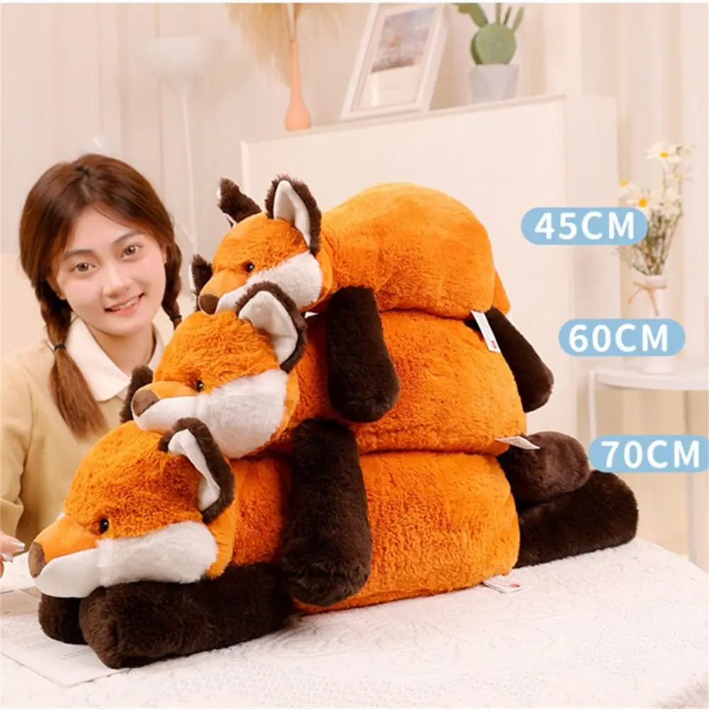 45cm 60cm almohada tumbada respaldo muñeca para dormir perezoso Animal relleno juguete de peluche mapache muñeca durmiente Animal perezoso muñeca de peluche