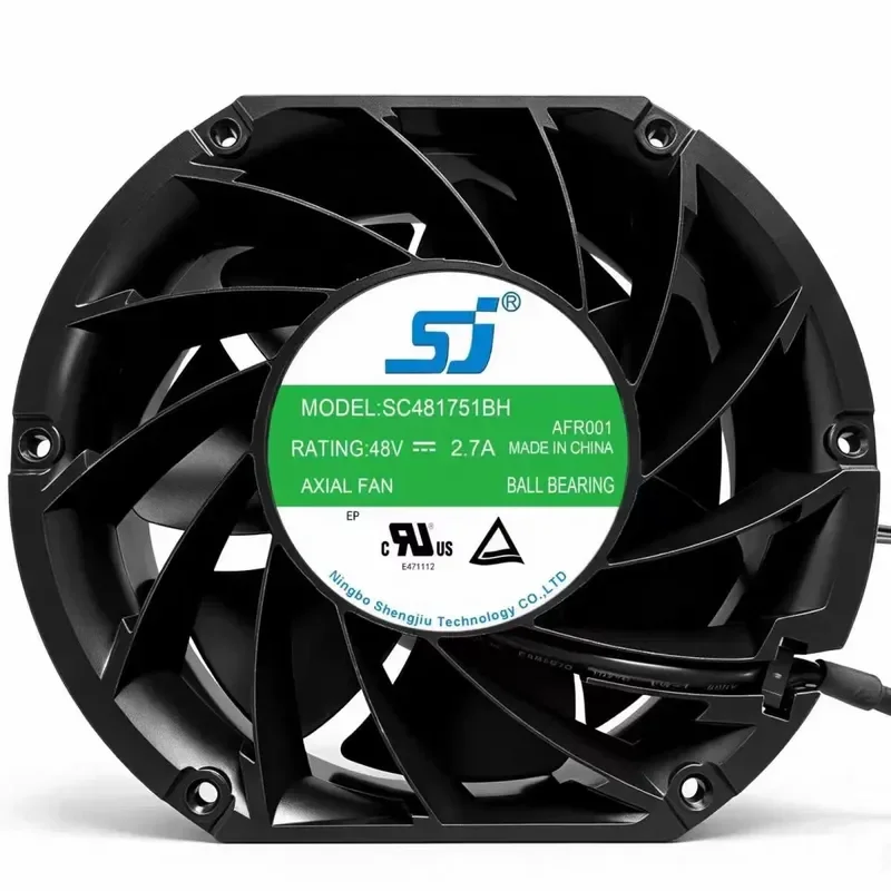 pour-ventilateur-genuine-sj-dc-sc481751bh-48v-27a-ventilateur-de-refroidissement-a-grand-volume-d'air-puissant-17cm