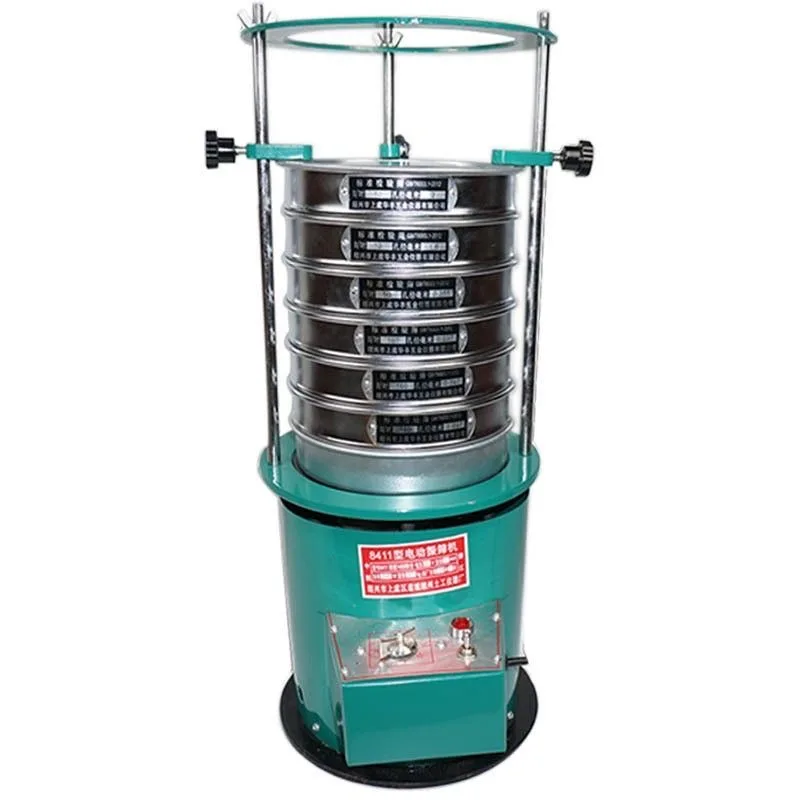 30CM with fan Vibrating Screen  Diameter 8411 Type Machine Electric Vibrating Screen Machine Sieving Shaker Machine 220V 20cm