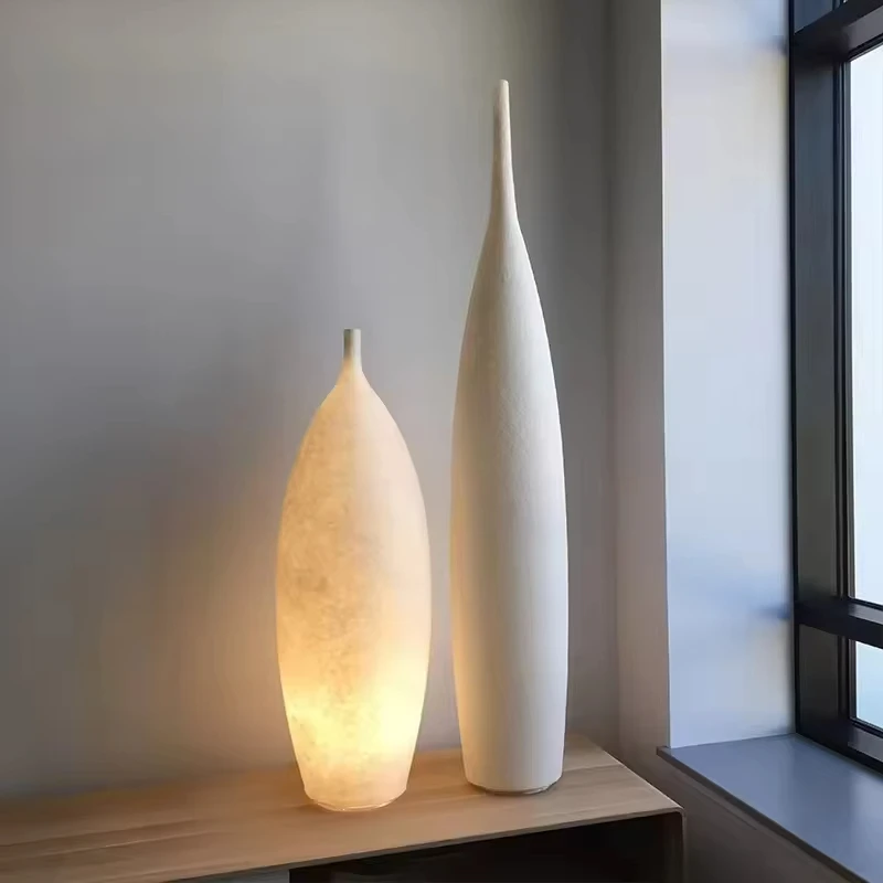 Lampa podłogowa z wazonem artystycznym Minimalistyczna sypialnia Lampy nocne Deco Nowoczesny salon Sofa Boczne światło podłogowe Zmysł projektowania Oprawa oświetleniowa