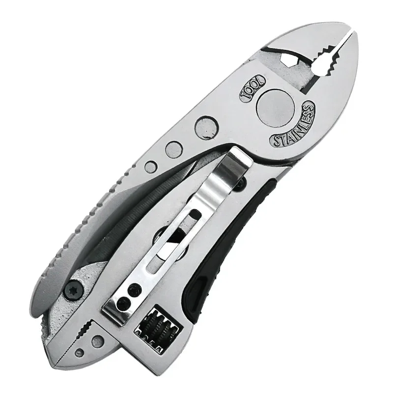 Pocket Screwdriver Set  Multitool Pliers | Adjustable Wrench Jaw Spanner – Mini Multi Screwdrivers for Outdoor Repair Survival