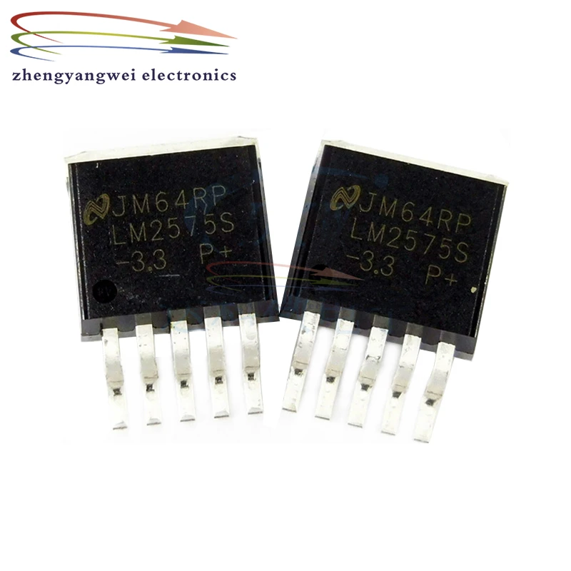 2pcs LM2575S-3.3 LM2575S-5.0 LM2575S-12 LM2575S-ADJ LM2575S 3V 5V 12V TO-263 Switching Regulators IC