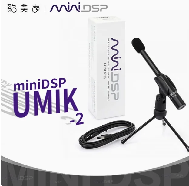 miniDSP UMIK-2 Audio speaker sound field measurement microphone USB-C controller