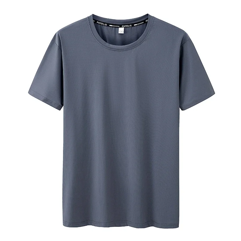 Summer Oversized T Shirt  for Men Big Size 7XL 110-175kg Quick Drying T-shirt Fitness Running Round Neck Short Sleeve Tops