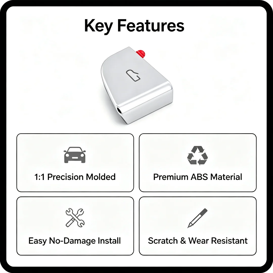 Model Y Juniper 2025 2026 Car Open Door Button Cover Window Lift Button Protector Decals For Tesla Model 3/Y/3 Highland/Y Launch