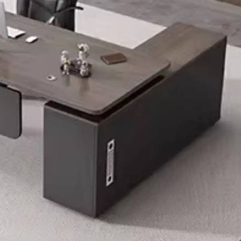 قوي مصمم مكتب تنفيذي مدير الخشب أدراج فاخرة مكتب الكمبيوتر دراسة الحديثة ميسا Escritorio طاولة محطة العمل