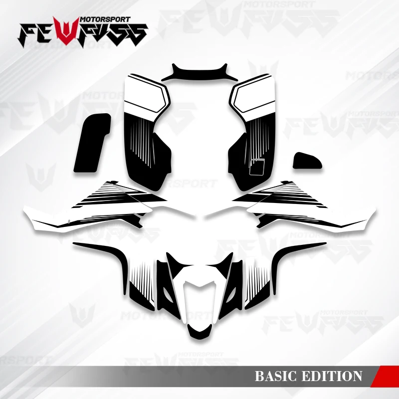 Fewfuss Motorcycle Graphic Decals Sticker Kit For Suzuki LTZ 400 2003 2004 2005 2006 2007 2008 Number Name Custom