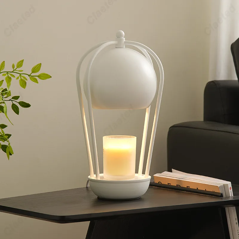 Creative and Simple Aromatherapy Wax Melting Lamp Indoor Bedroom Dimmable Timed Romantic Atmosphere Lighting Fixture