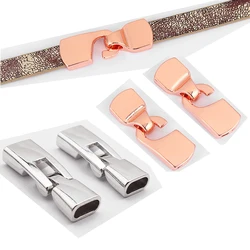 5 sets/lot Bracelet Geometry Clasps Hooks Leather Buckle Connectors for DIY Jewelry Necklace Making Finding Accessories