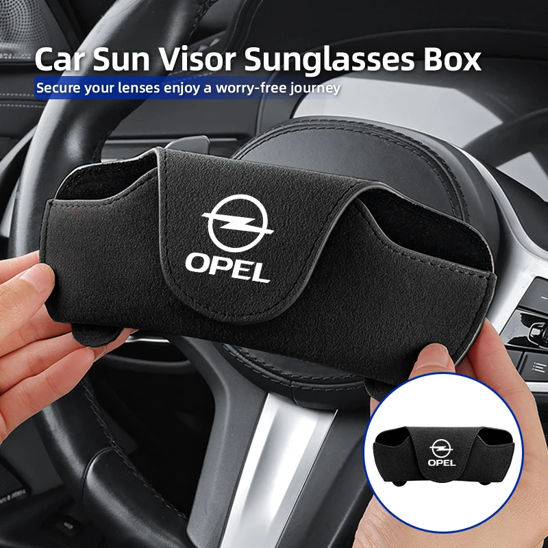 

Car Sun Visor Glasses Storage Box Auto Universal Sunglasses Clip For Opel Corsa Astra Insignia Vectra Zafira Meriva Mokka Grandl