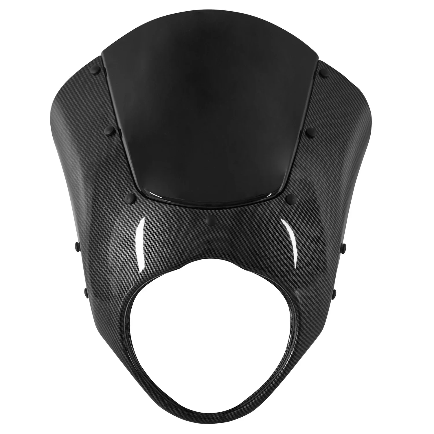 

Front Headlight Cover Cafe Spoiler Musk Racer Retro Fairing WindScreen For Kawasaki Vulcan VN650 2015-2021 2022 2023 2024 2025