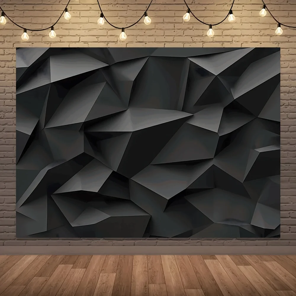 قطعة واحدة، خلفية تصوير جدارية ثلاثية الأبعاد من الحجر الرمادي، مناسبة تذكارية، حفلة مهرجان، دعامة استوديو منزلية #1