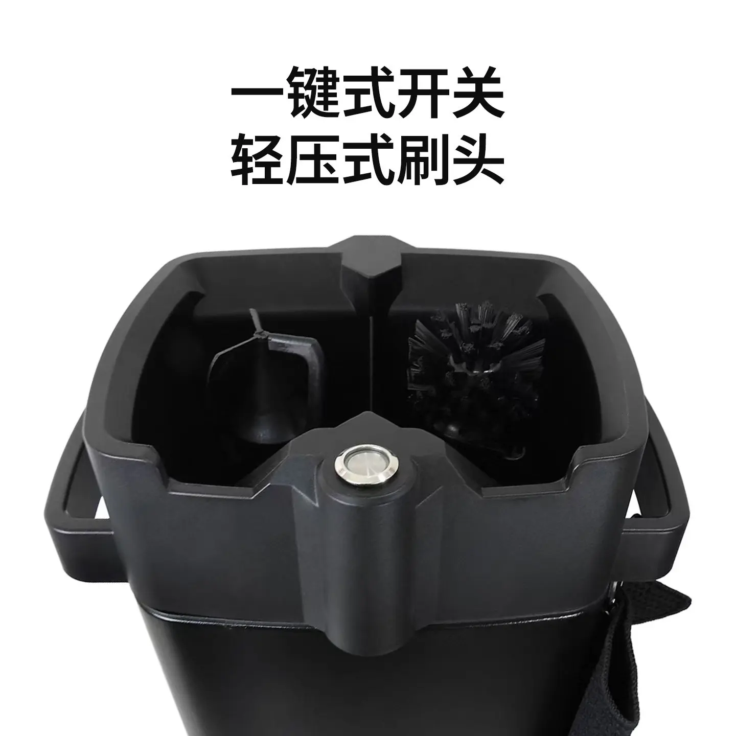 Commercial Handle Cleaner Electric Automatic Powder Bowl Coffee Grounds Box Cleaner Vertical Knock Residue Bucket for Home Use