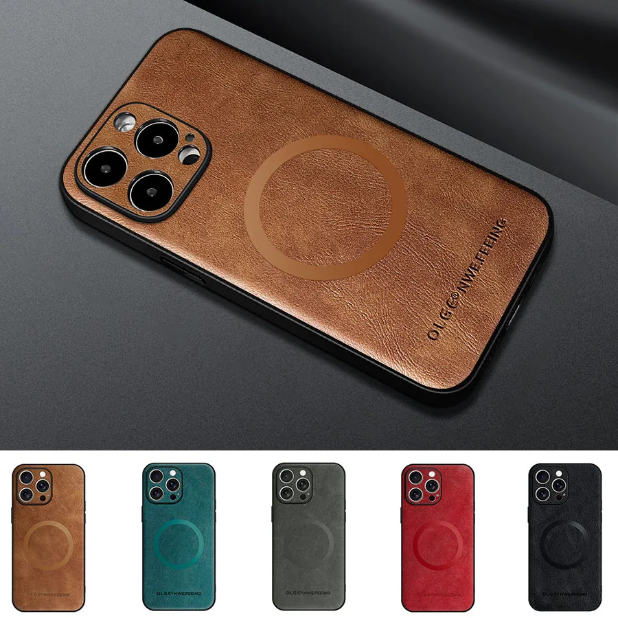 Luxus Fall Für iPhone 16 15 14 Plus Fall Leder Silikon Abdeckung Für iPhone 17 15 14 13 12 11 Pro Max XS XR X 7 8 Telefon Fall