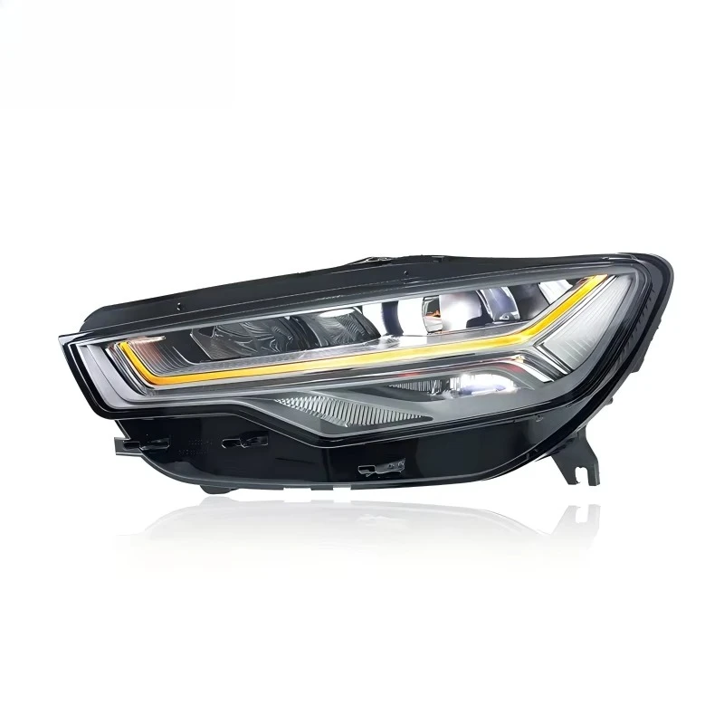 -For 2012-2018  A6 C7 Upgraded High-End Matrix LED Headlight Assembly Projector Lens DRL*
