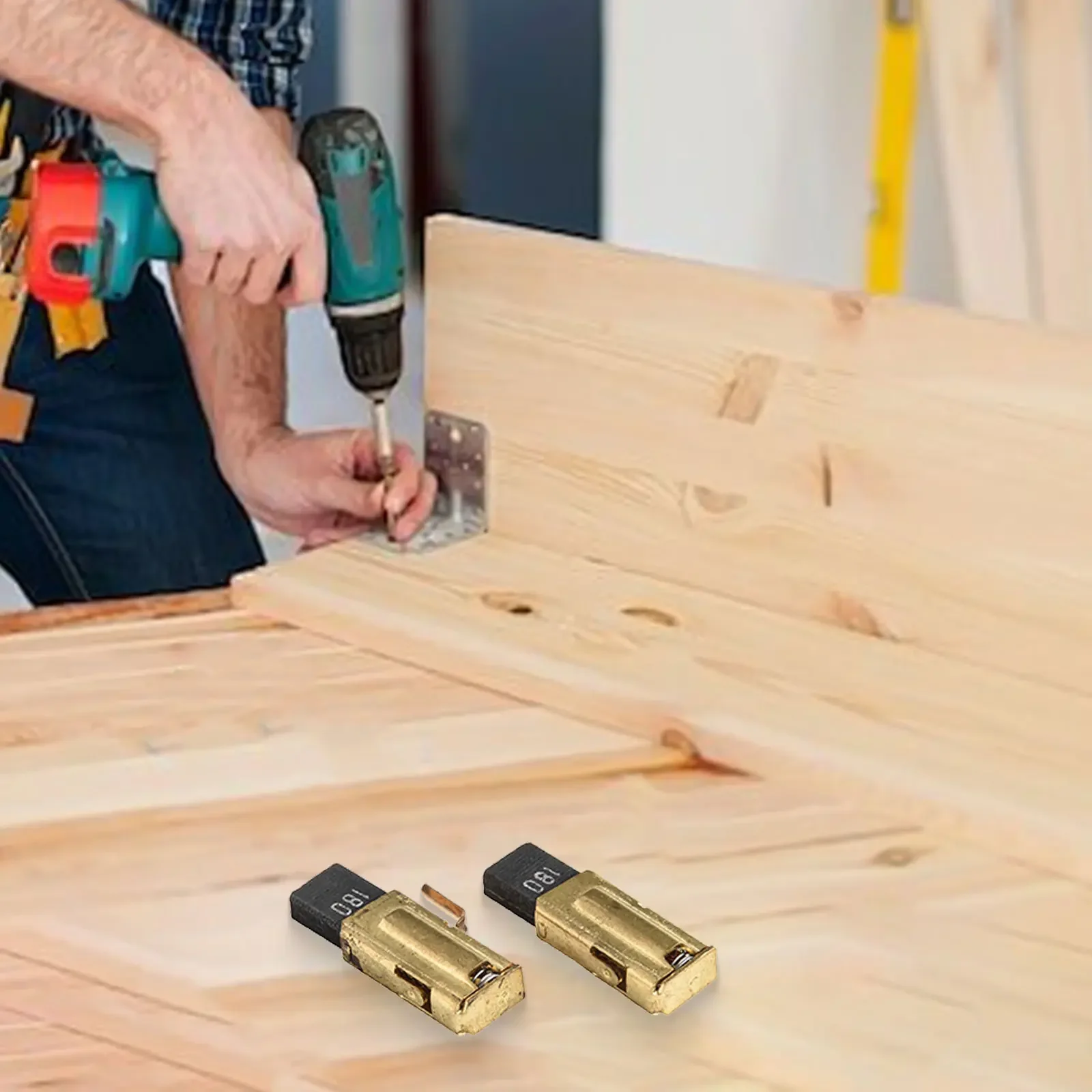 

2 шт. держателей угольных щеток, совместимых с BE1100, BEV1300-2, BE1020, для ручной дрели, сменные аксессуары, 7x11.5x24.5 мм