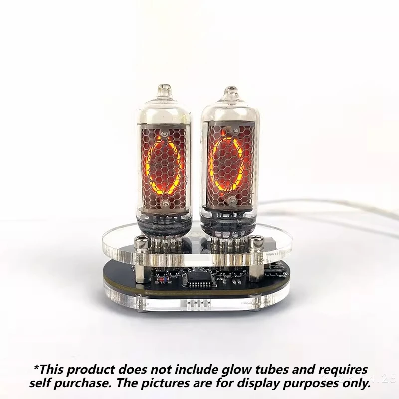 Glow Tube Timer Accessories Electric 2 Digit Timers Base Kitchen Study Small Timers Modern Creative Desktop Decorative Ornament