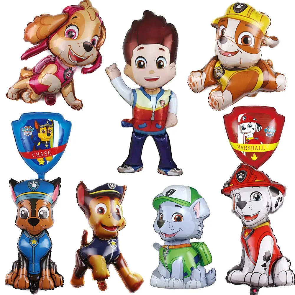 1pc PAW Patrol Birthday Decor Aluminium Foil Balloon Party Supplies Toys Children Birthday Party Decoration Supplies Baby Shower