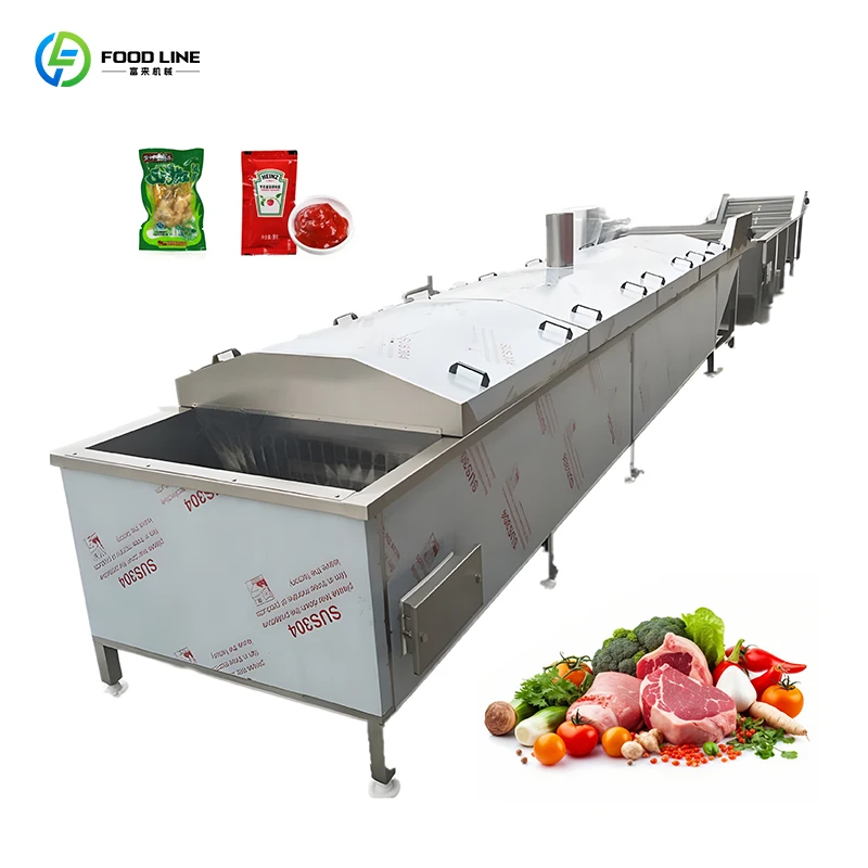 FOODLINE Customized Large Production Yoghurt Making Machine Pasteurizer Htst Pasteurizer with Cooling Machine