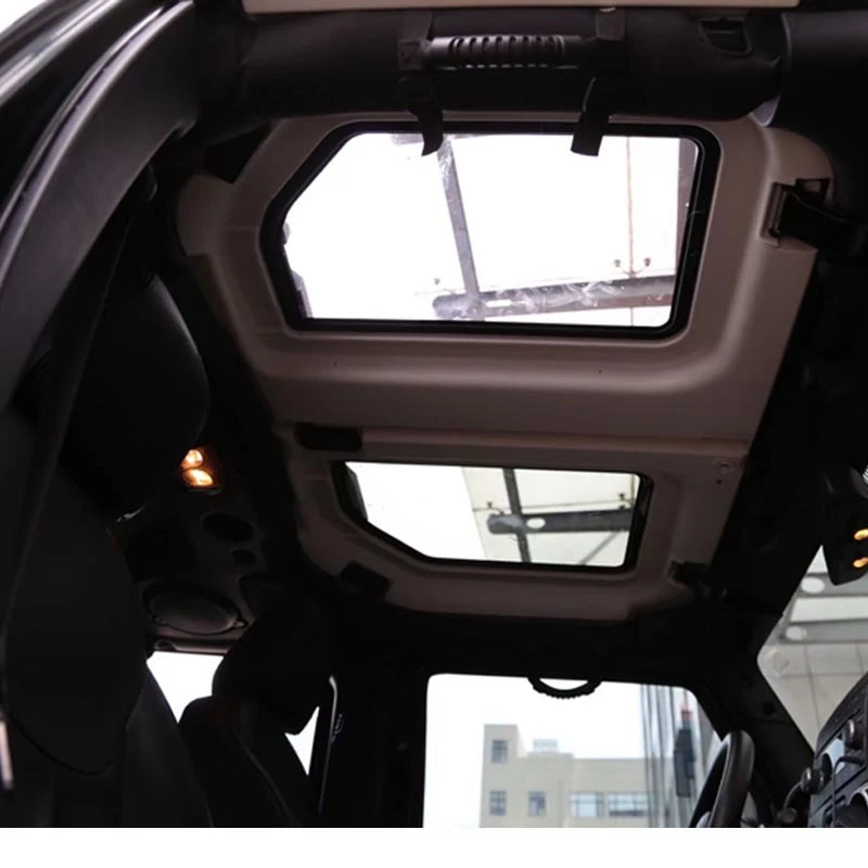 

Подходит для модифицированных панорамных люков на крыше Jeep JK Wrangler 2007-2017 гг.