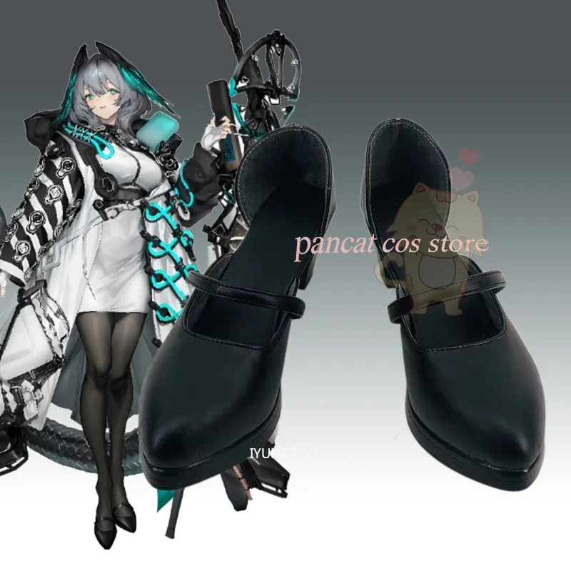 

Arknights Ho'olheyak Cosplay Shoes Comic Anime Game Cos Long Boots Cosplay Costume Prop Shoes for Con Halloween Party