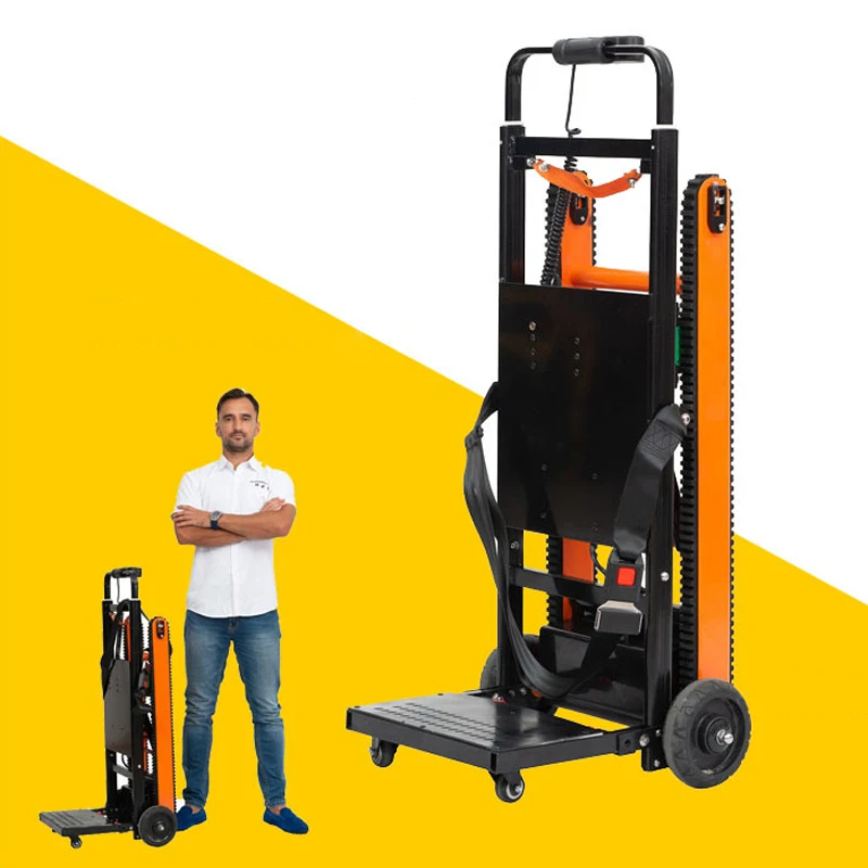 Adjustable Electric Stair Climber 250KG Capacity Heavy-Duty Cargo Handling Electric Hand Truck High-Rise Appliance Moving