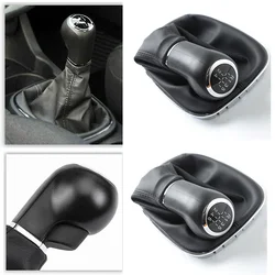 5 6 Speed Car Gear Shift Knob with Gaitor Boot Manual Transmission 009140093 For Opel/Vauxhall Corsa D S07 E X15 Hatchback Van